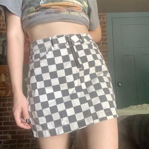 Urban Outfitters Checkered Skirt
